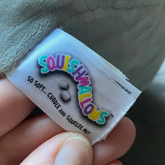 SQUISHMALLOW SMALL 8” bunny Kelly Toy Blake Grey Bunny Rabbit Easter plu… - Picture 5 of 5